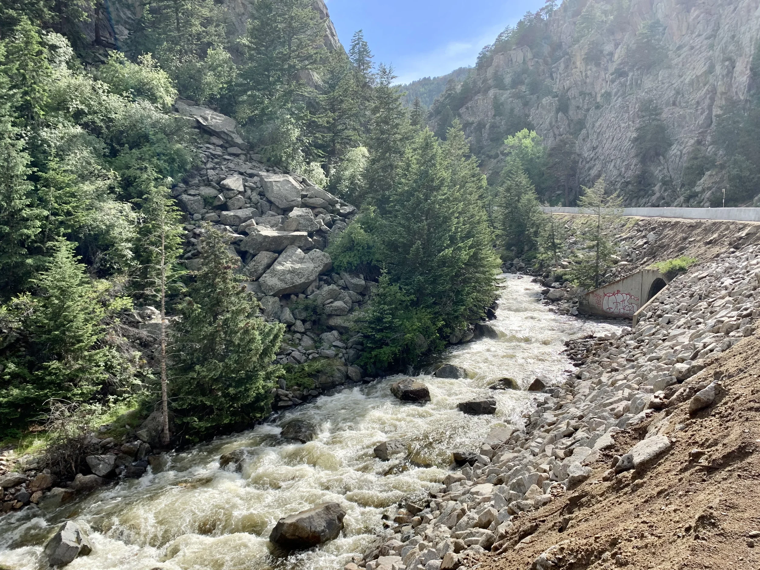 Flowing creek