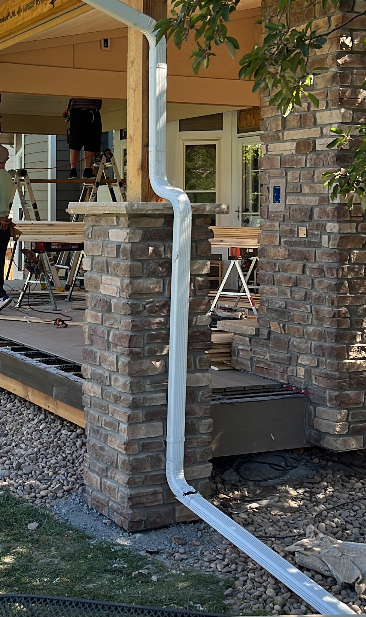30 White Downspout