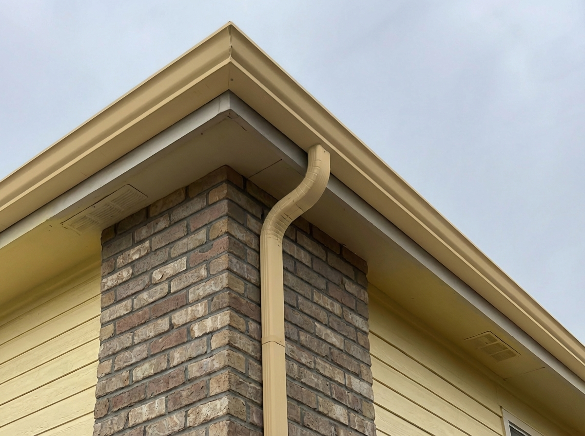 Antique Ivory Seamless Gutter