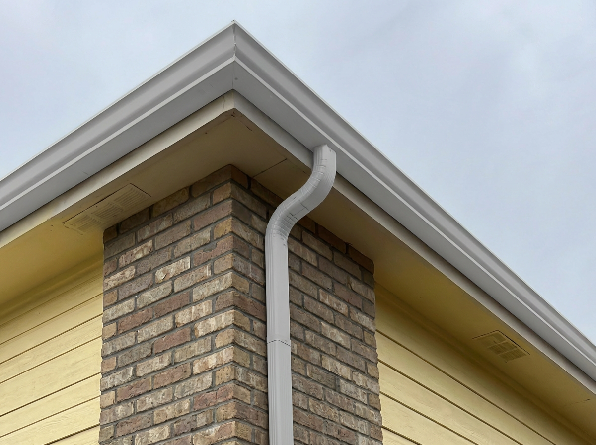 Colonial Gray Seamless Gutter