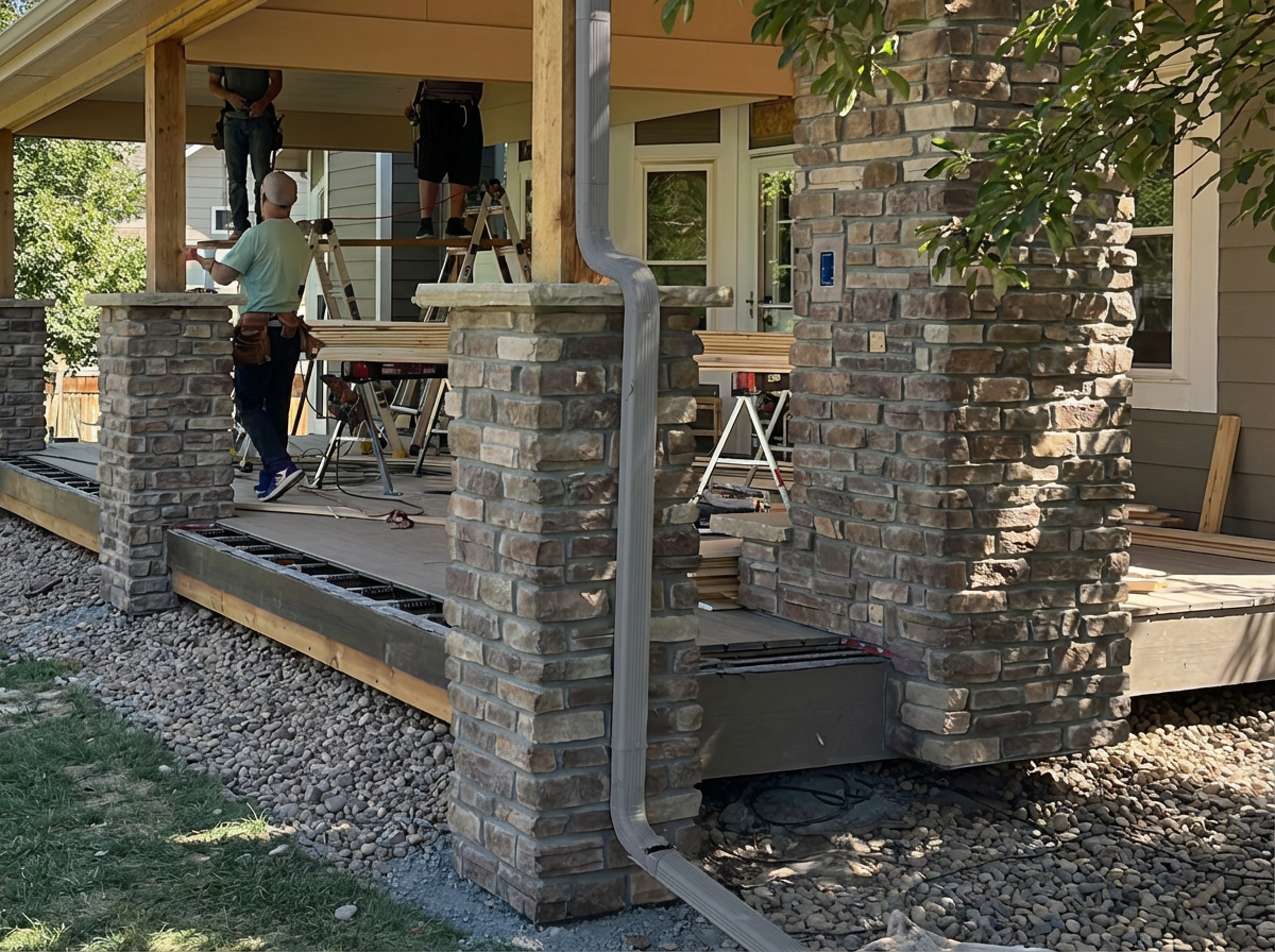 Tuxedo Gray Downspout