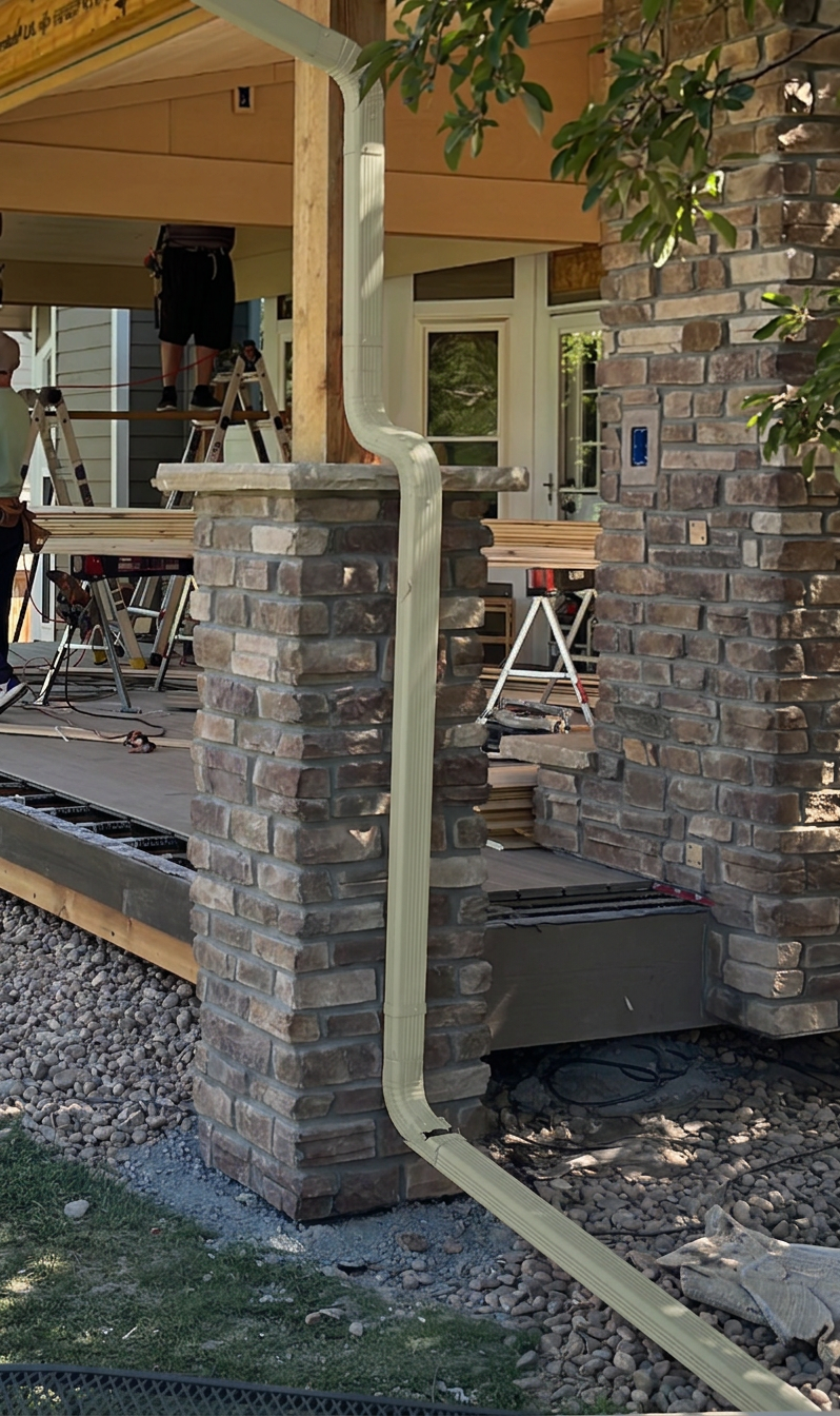 Almond Downspout