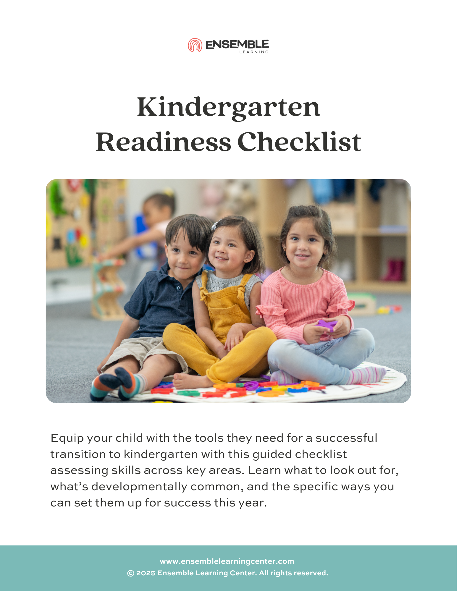 Kindergarten Readiness Checklist