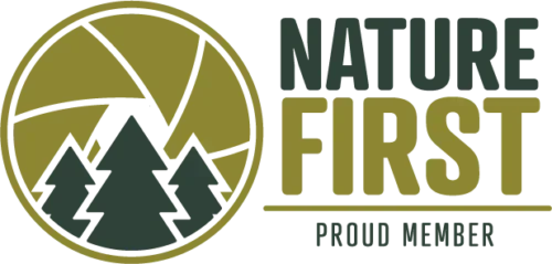 Nature First member logo, symbol representing responsible nature photography