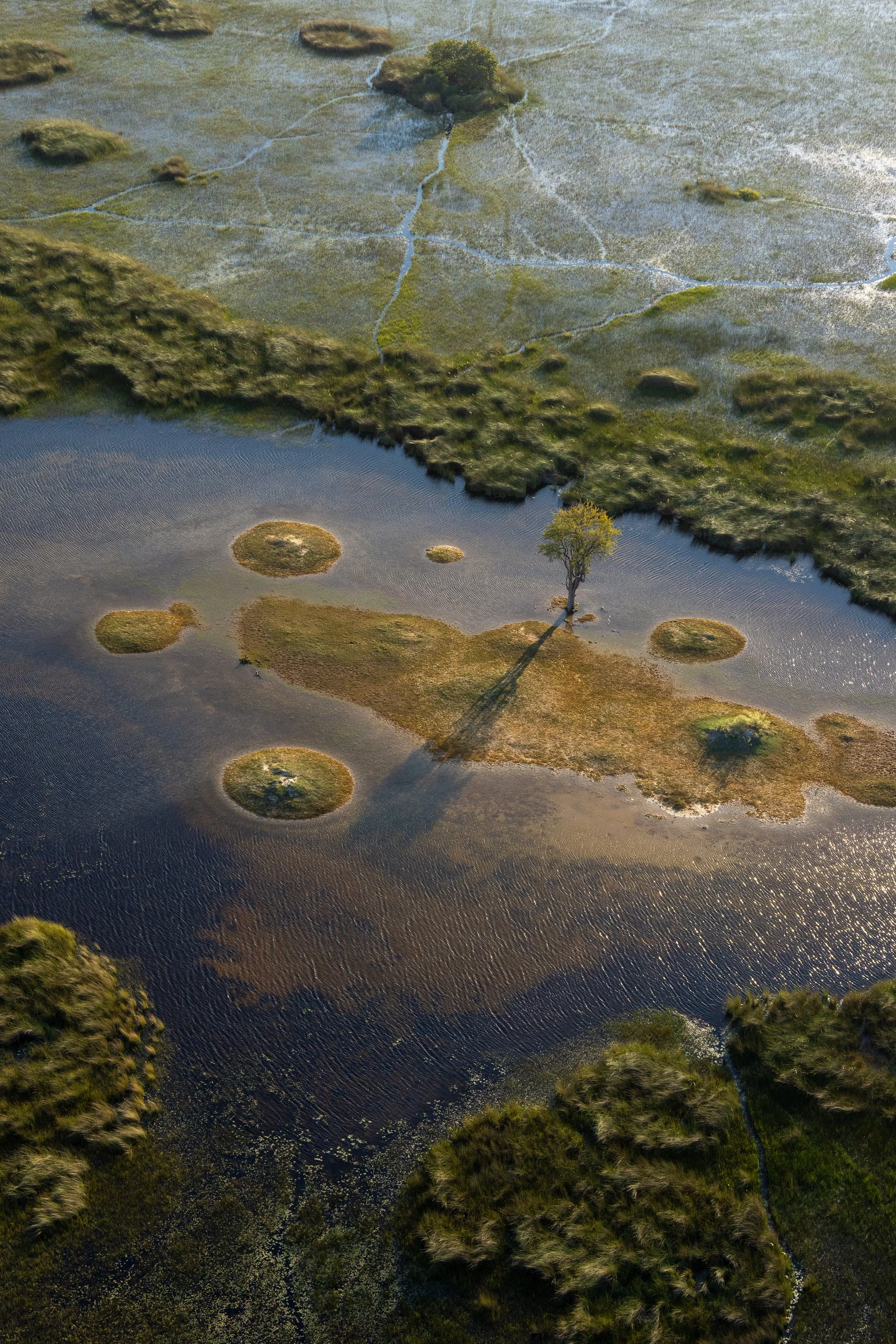 Aerial Landscape, Okavango Delta, Botswana