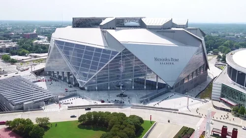 WIBN Atlanta's Mercedes Benz Stadium Tour