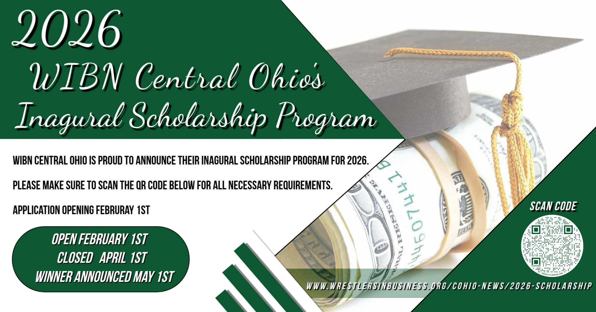 WIBN Central Ohio announces its Inaugural High School Scholarship Program
