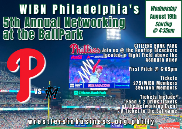 WIBN Philadelphia's 5th Annual - Networking at the Ballpark