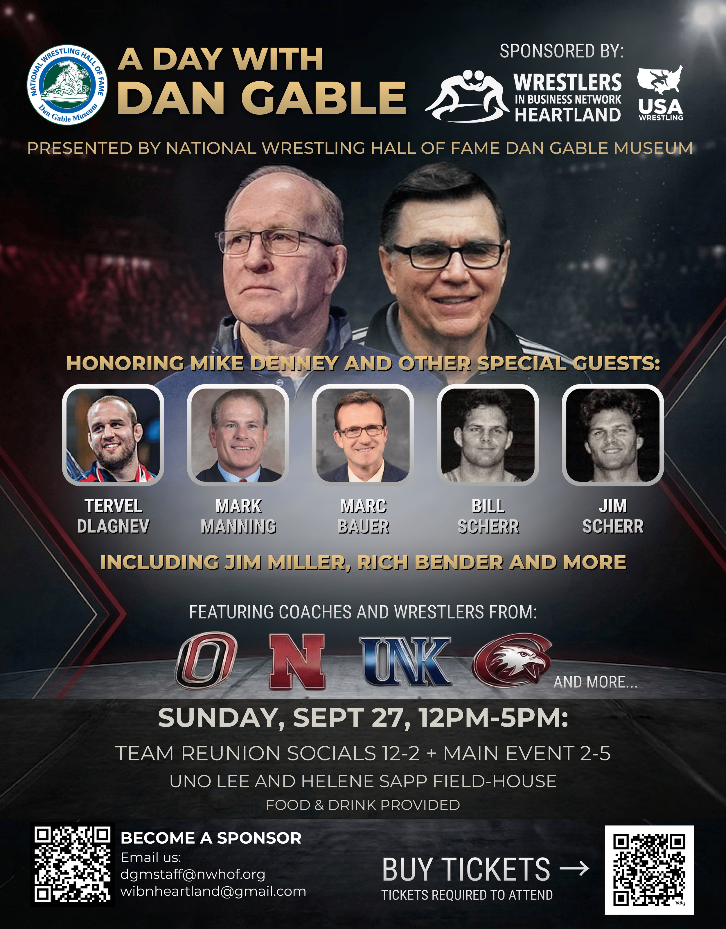 Heartland Heroes - An Evening with Dan Gable and Special Guests