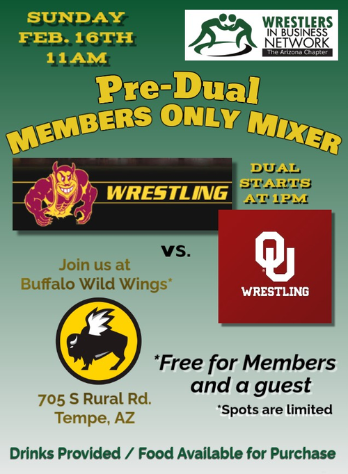 WIBN Arizona's Pre-Dual Members Only Mixer — Wrestlers in Business Network