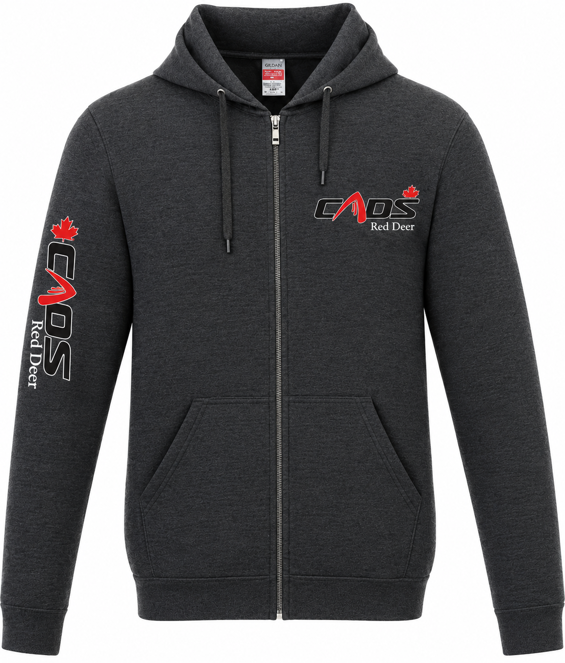 Zippered Sweater (Charcoal Grey)