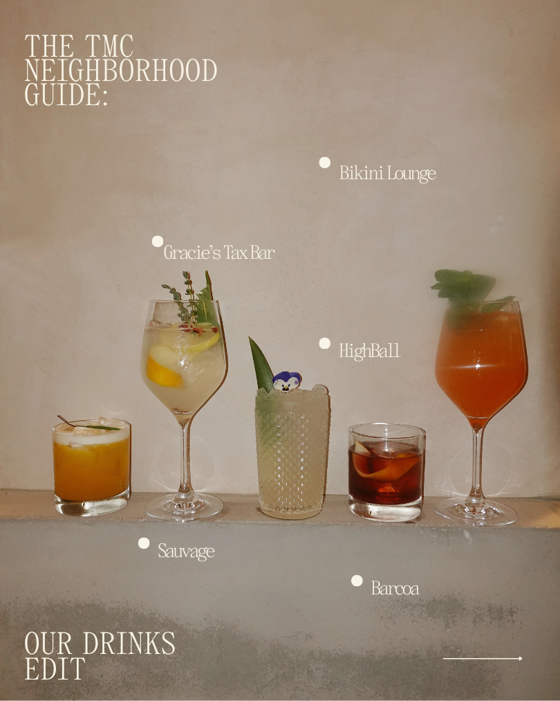 The tmc neighborhood guide: Drinks edit 
