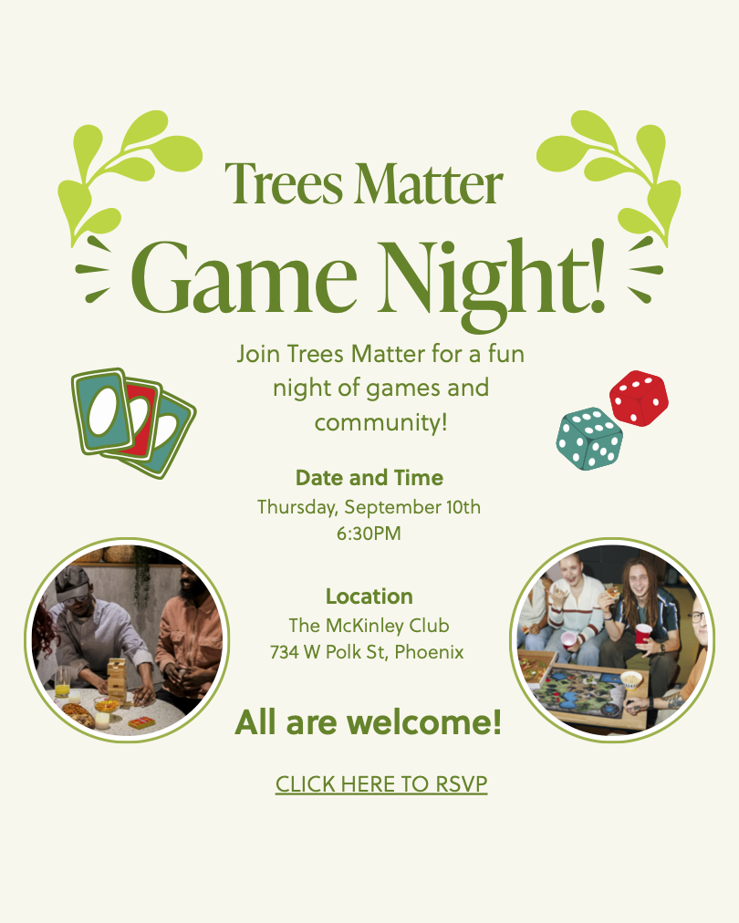 Trees Matter Game Night