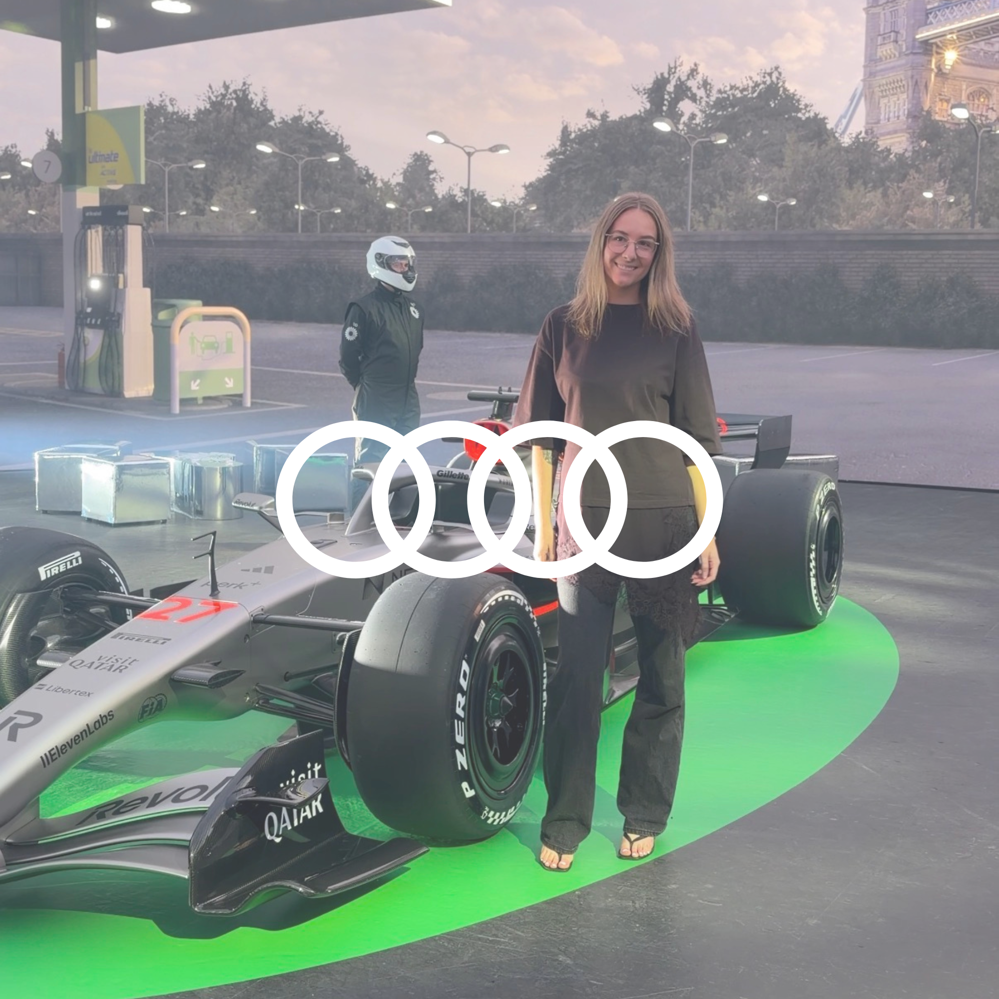 Danii x Audi Australia Formula 1 partnership