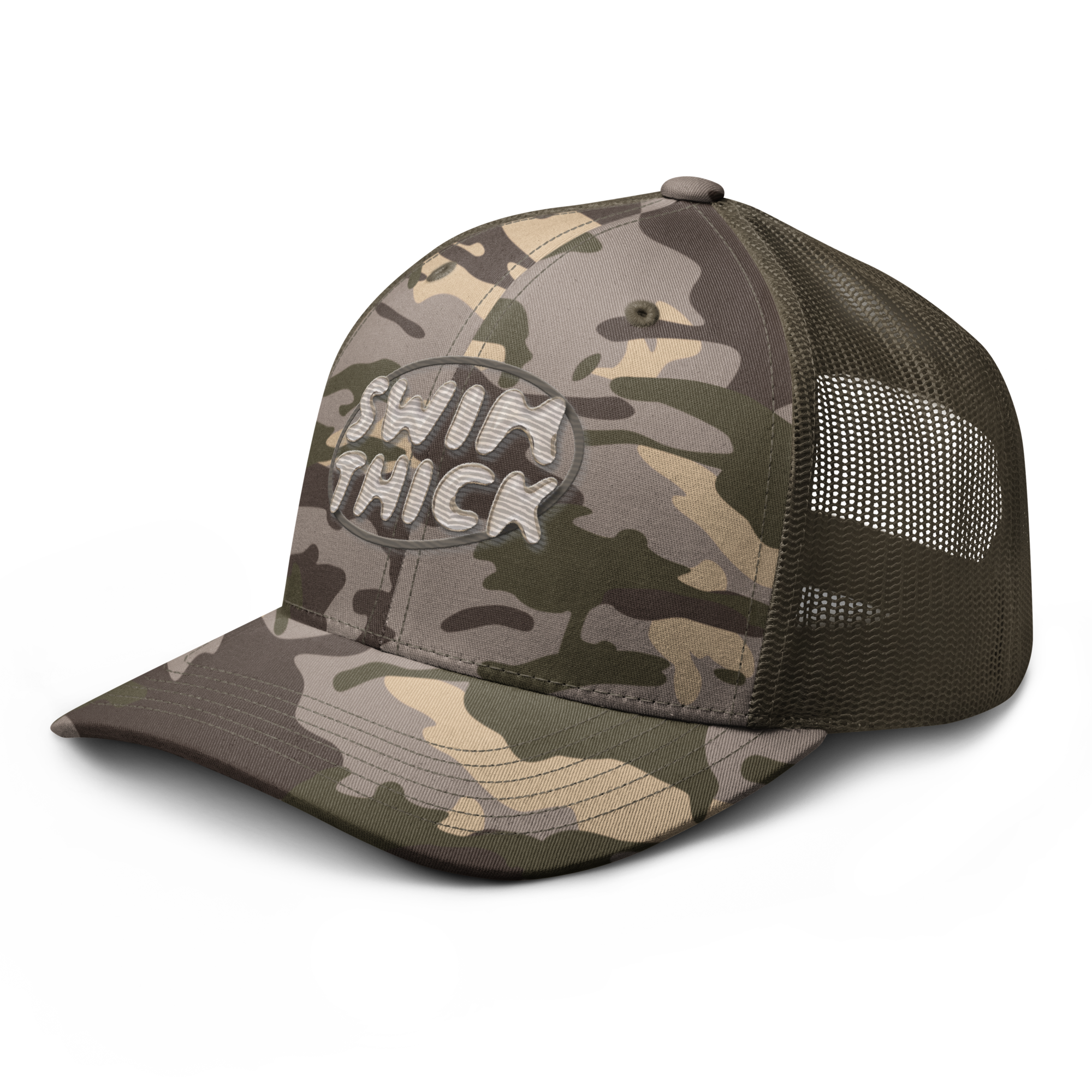 Swim Thick Camo Trucker Hat
