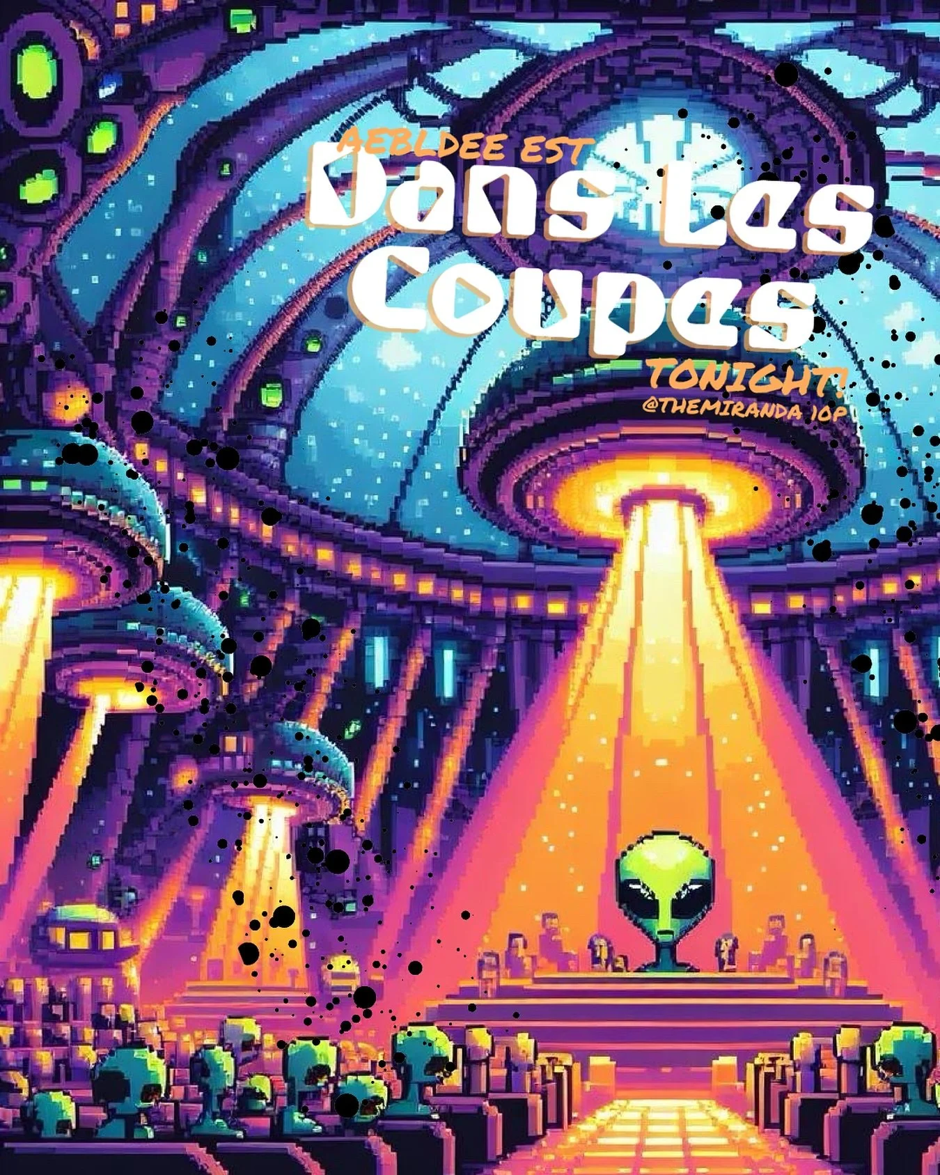 Tonight! @aebldee dans les coupes once again! Third Fridays @themirandabar 🌊🌊🌊Far out vibes from far off lands! 10p #lookcutecomethirsty 🚀🚀🚀