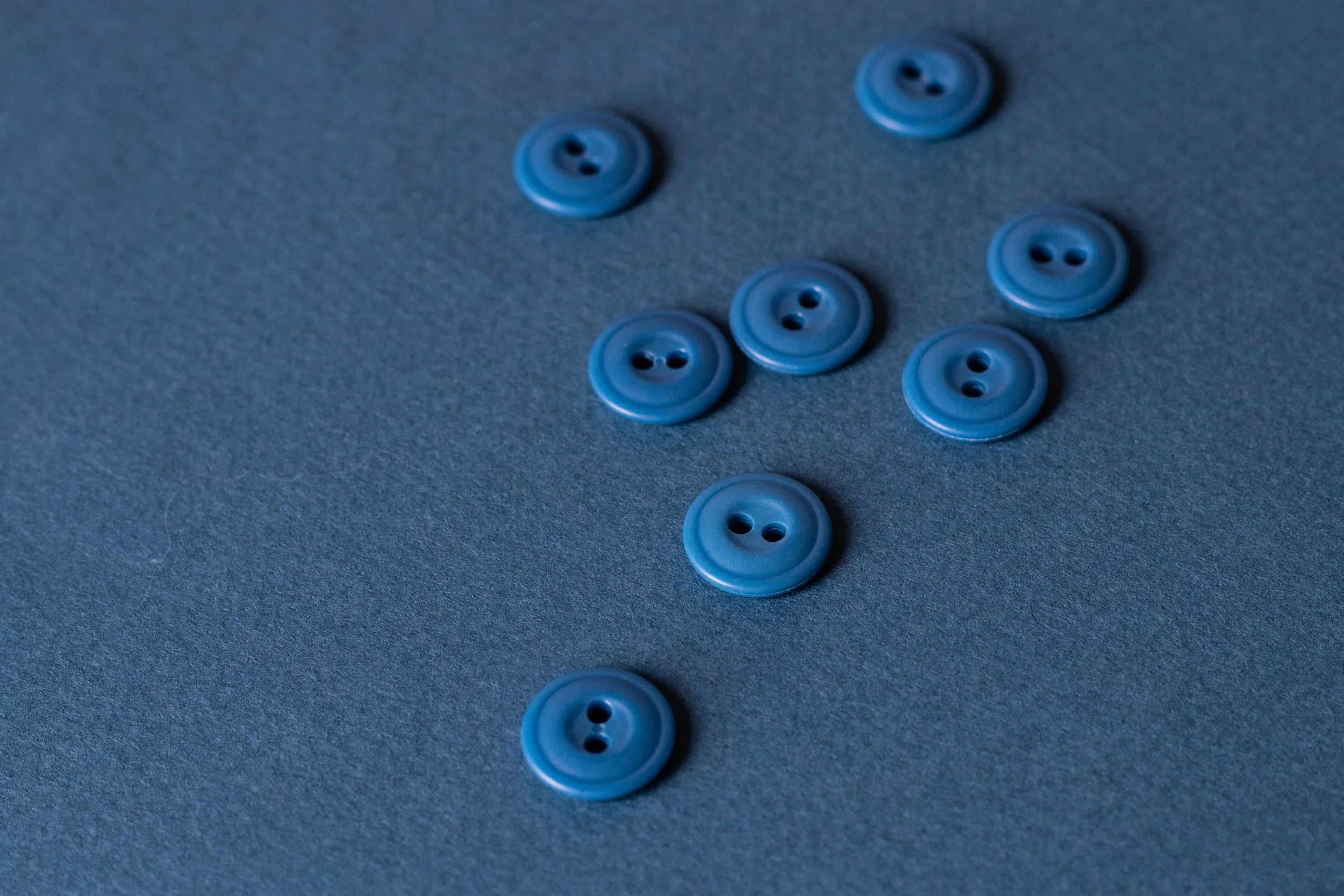 Cerulean Buttons - Set of 8