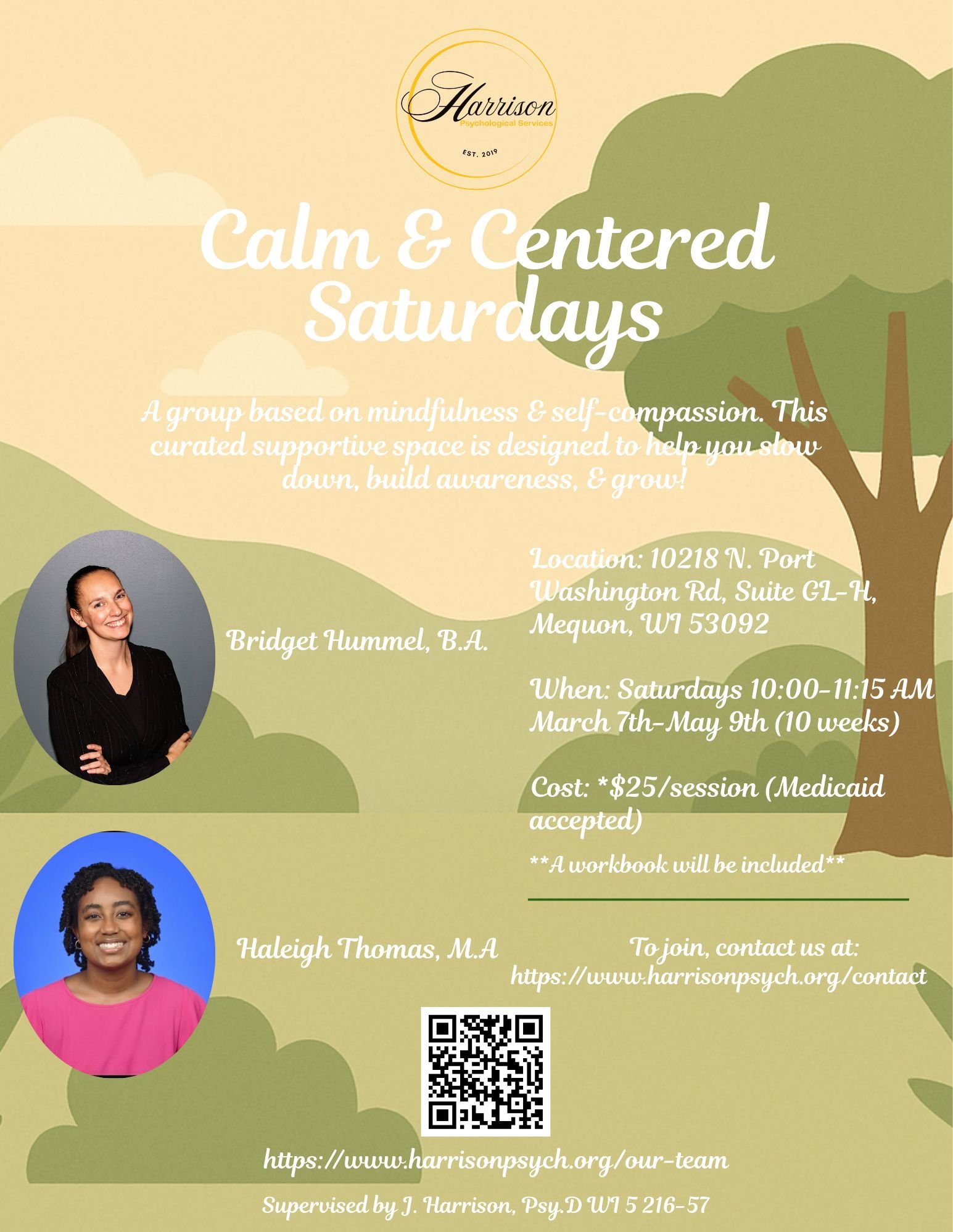 CALM & CENTERED SATURDAYS