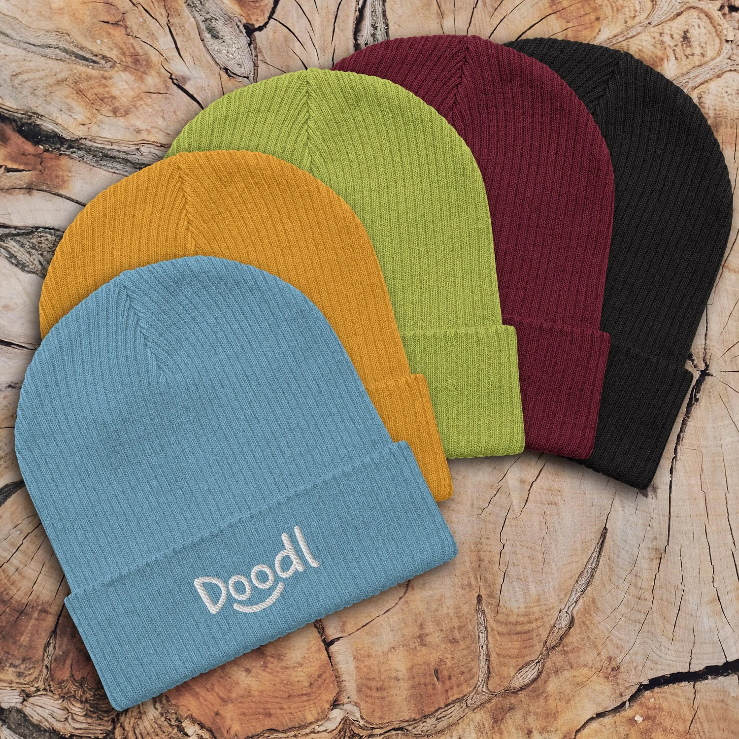 Doodl Organic Ribbed Beanie