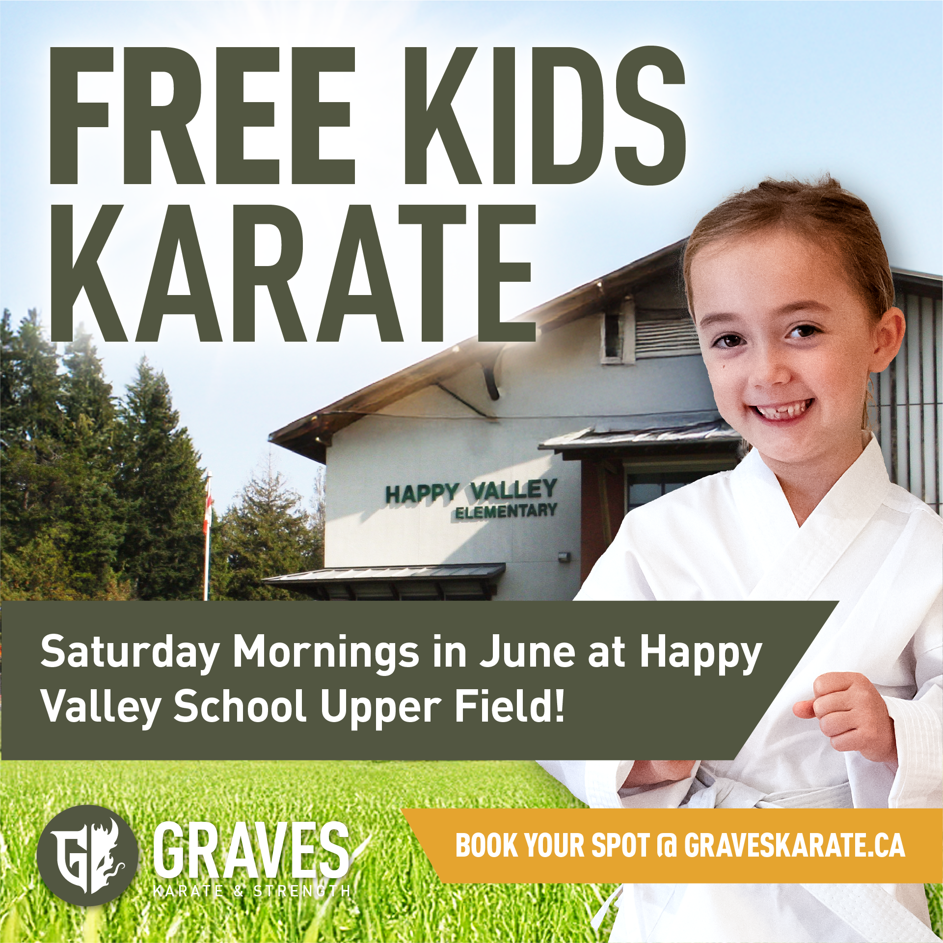 FREE Kids Karate @ Happy Valley School, June 27