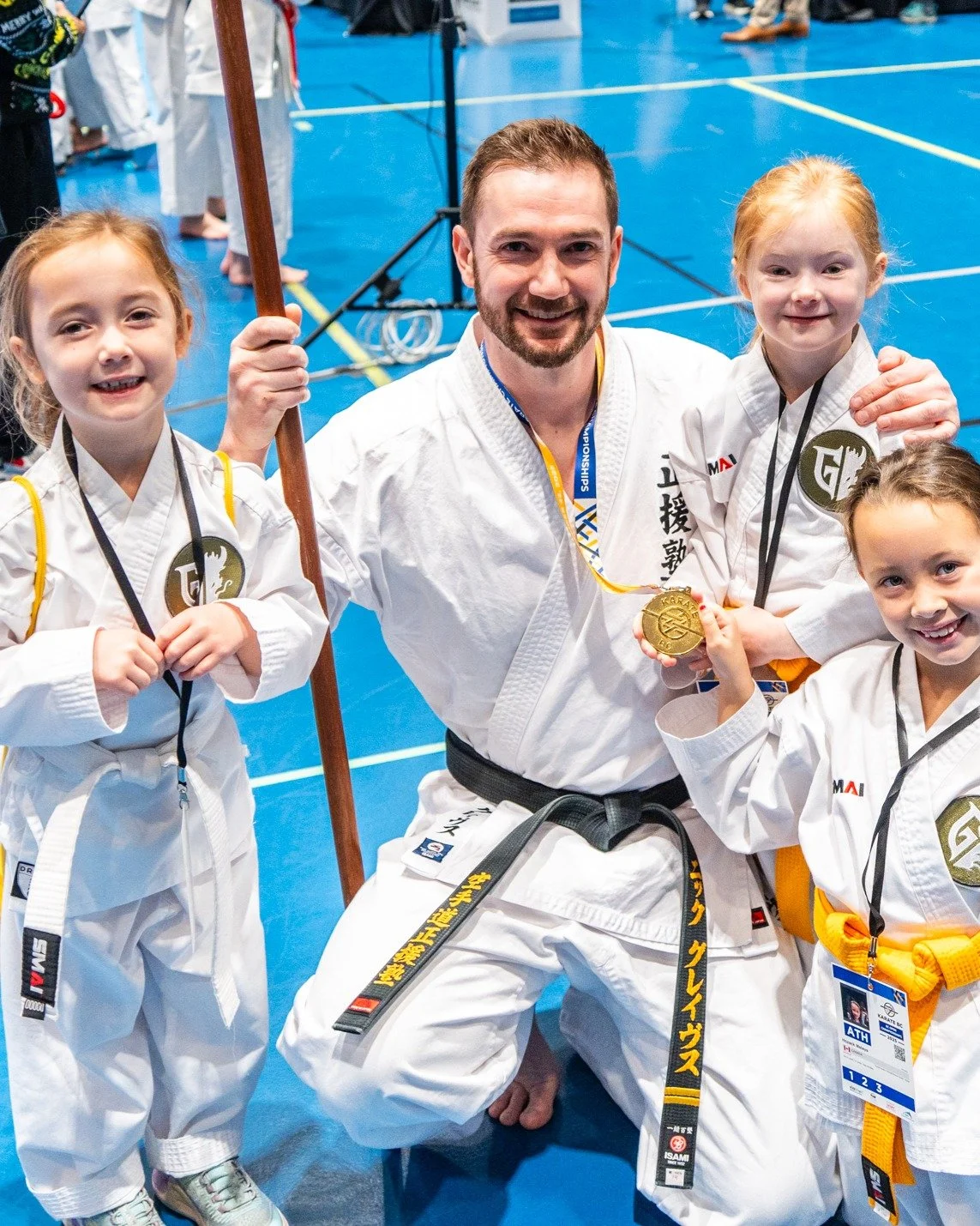 This weekend we attended the 2025 BC Open karate tournament hosted by @officialkaratebc in Vancouver at the Richmond Olympic Oval. 

I am so, so proud of my young students for their bravery in stepping onto the tatami for the first time. Showing up a