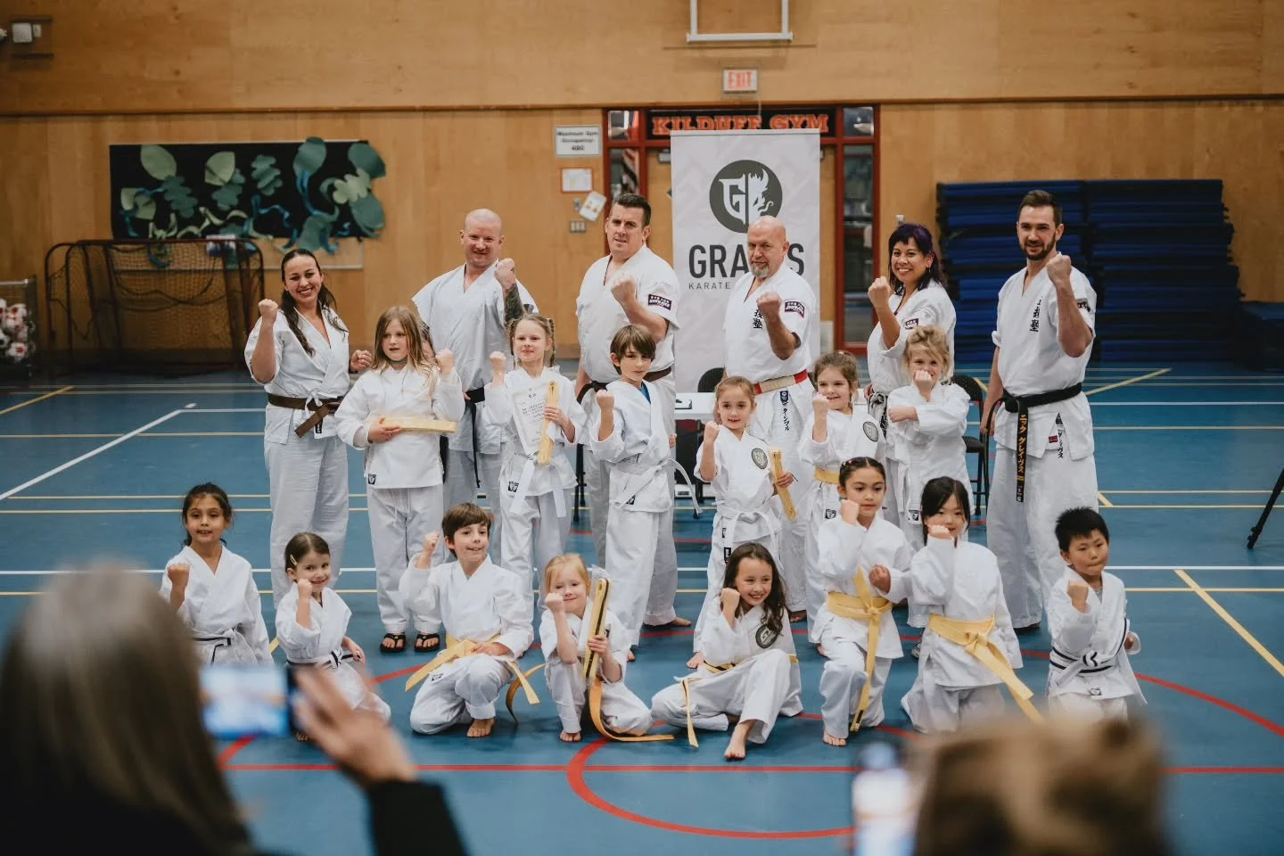 What an incredible end to our first term at @graveskarate ! So proud of my students for taking part in a fun and exciting promotion night showing what they have learned and earning their new belts! Osu!

#karate #blackbelt #martialarts 

Huge shout-o