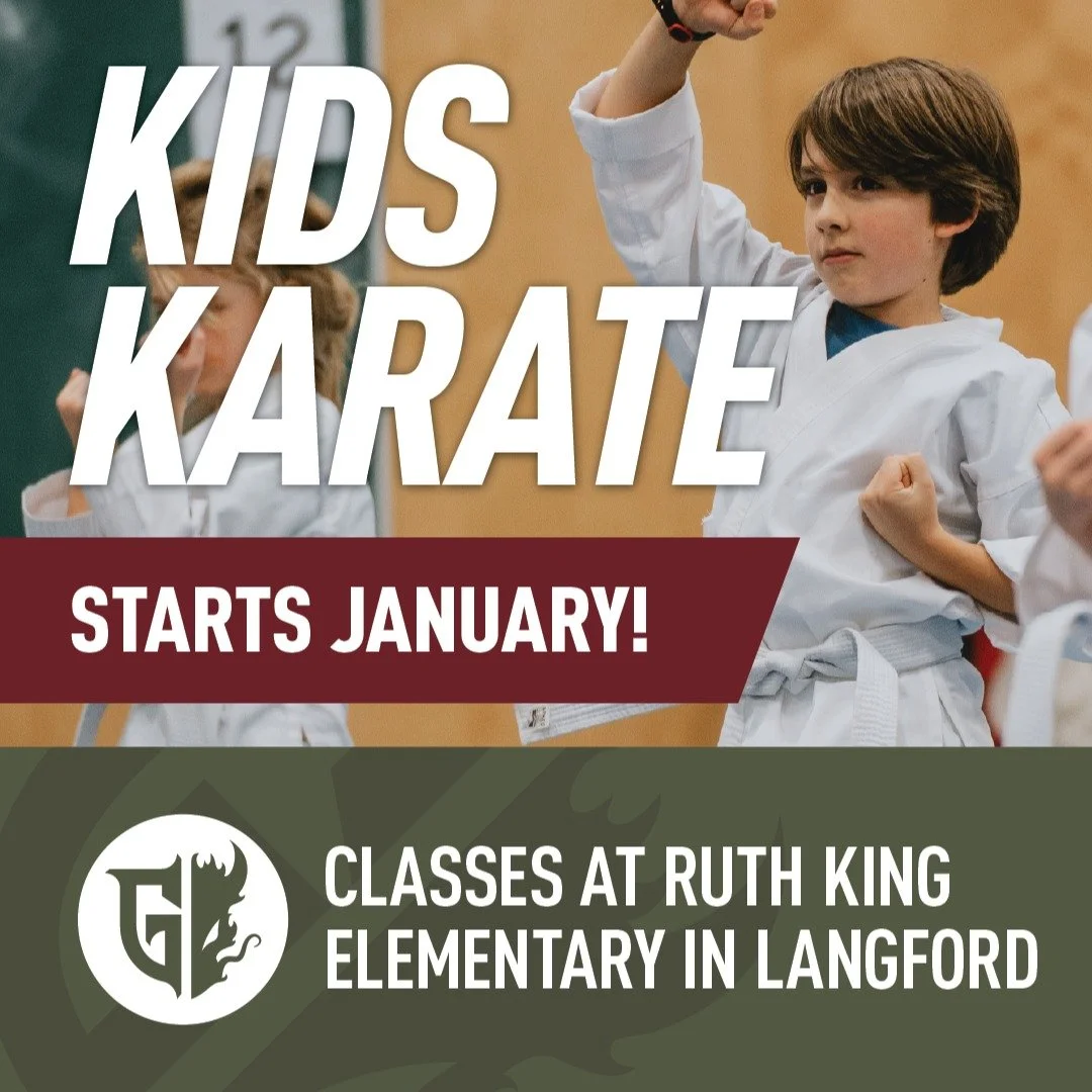 Kids Karate Program registration for our winter term is open NOW! 

🥋 Sign up today for beginner-friendly classes for kids ages 6-13 starting in January at Ruth King Elementary.

#karate #victoriabc #langfordbc #colwoodbc