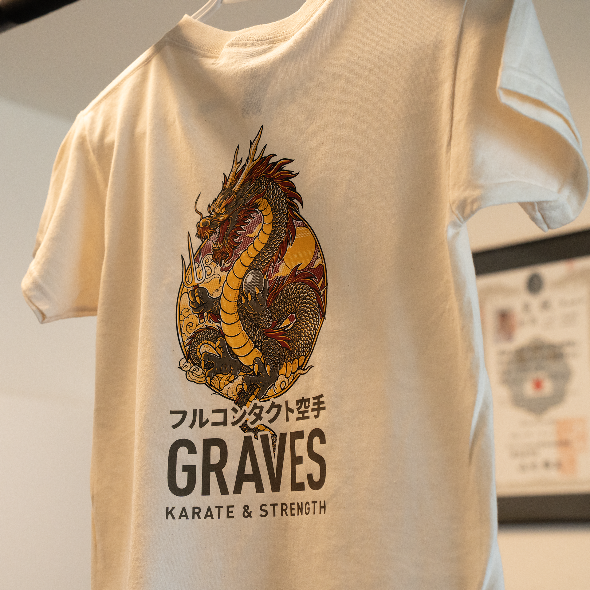 Graves-Karate-T-Shirt-Youth-Dragon Back.png