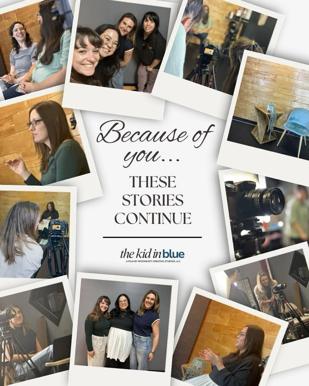 Thank you to everyone who contributed to our latest mini-fundraiser and helped us reach our goal! Your support helped us complete our latest film shoot for the Kid in Blue film. 💙
We are grateful for every donation, share, and bit of encouragement. 