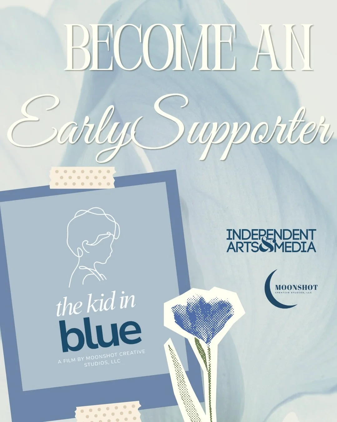 We&rsquo;d love to invite you to become an Early Supporter of The Kid in Blue 💙

Our crowdfunding campaign launches next week, and donations made before the public launch will count toward our Early Supporter group and come with an exclusive perk.

