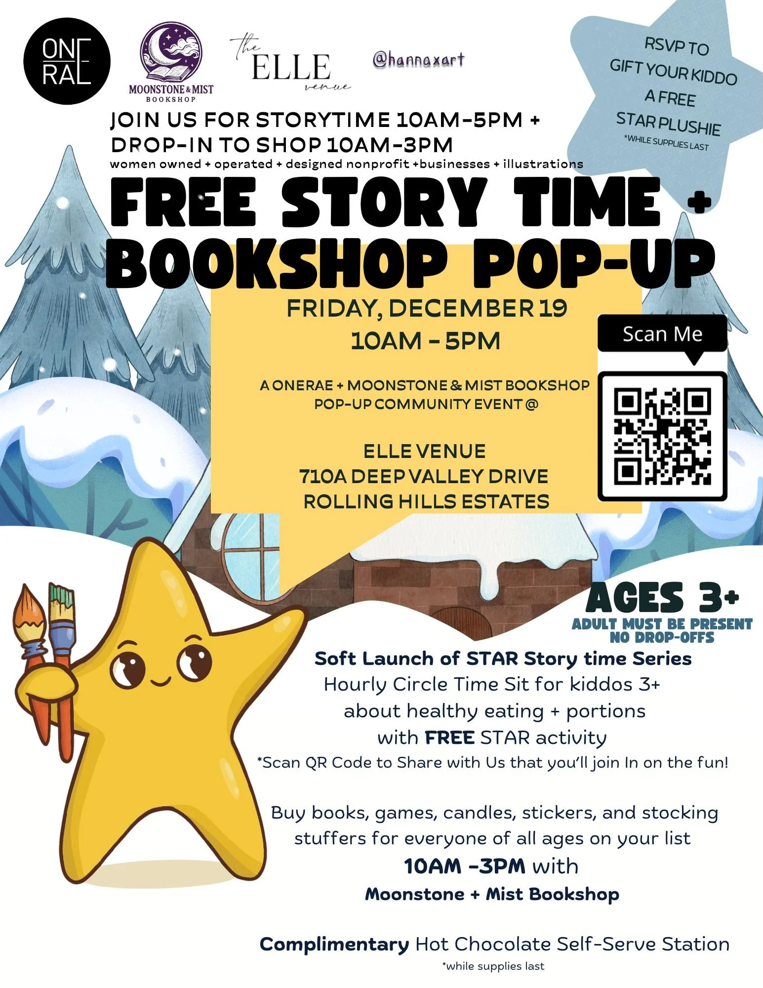Star Story Time and Pop-Up Bookshop
