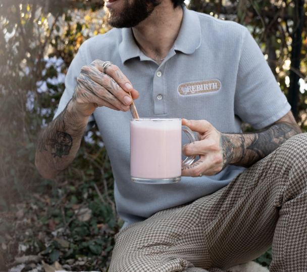 I AM Vitality in morning practice — Rebirth Superfood organic nootropic blend