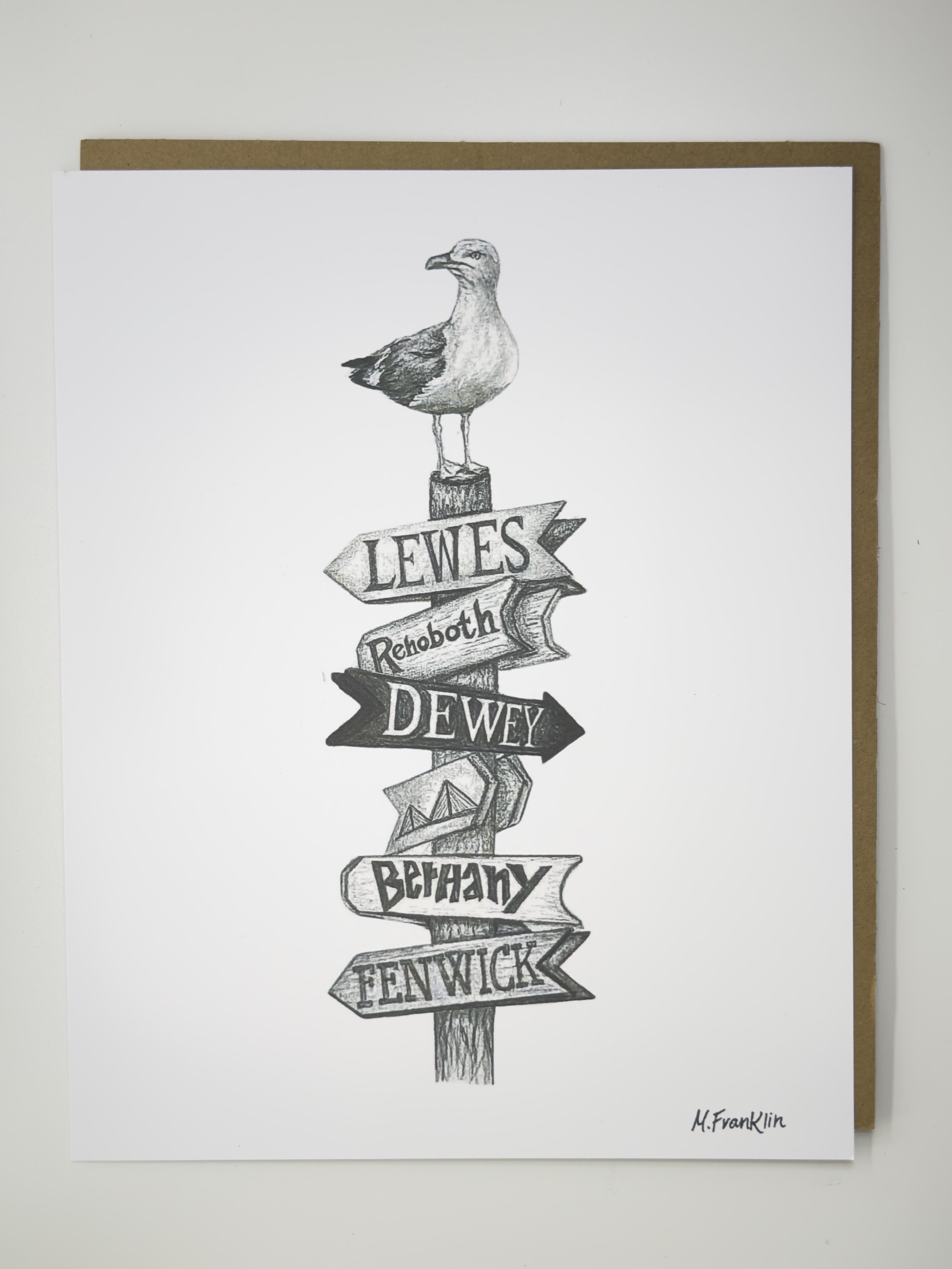 Delaware Beaches Print