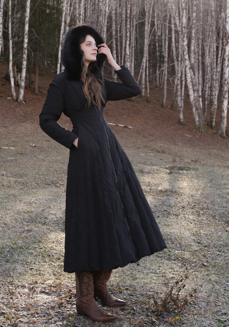 Lacemade Paper Feather Down Coat