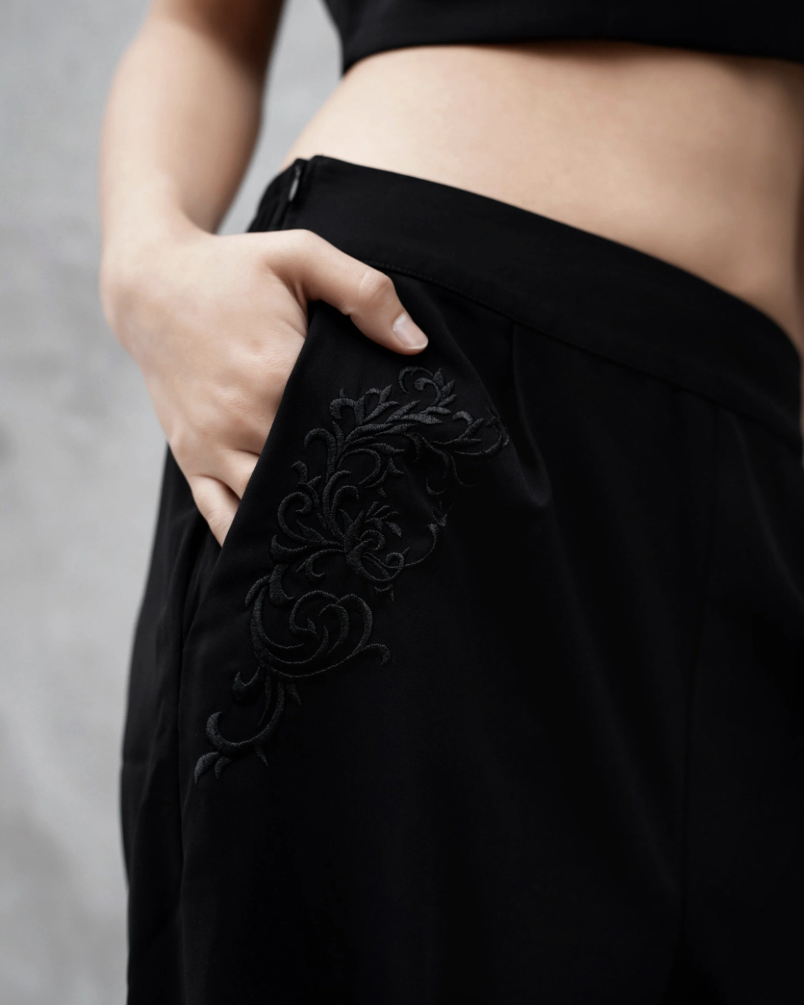 Lively Ghosts, Nightingale Embroidered Pants