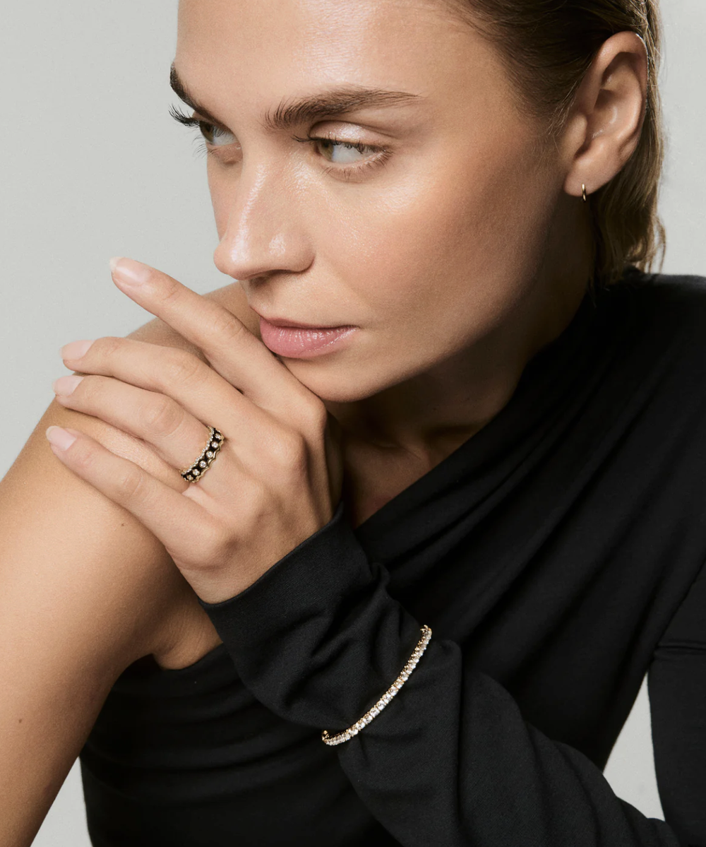 Enamel Charlotte Stacker Ring