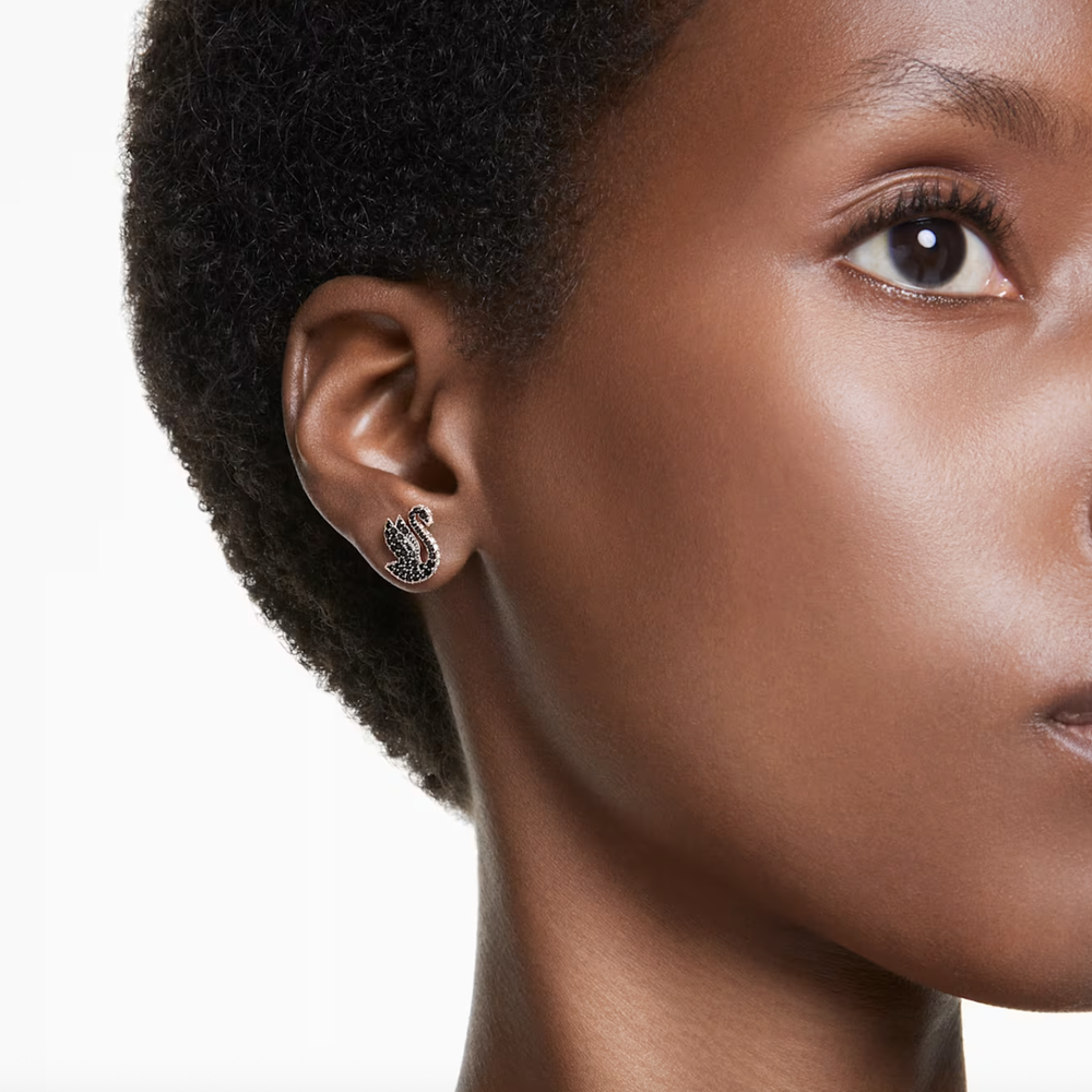 Swan Stud Earrings