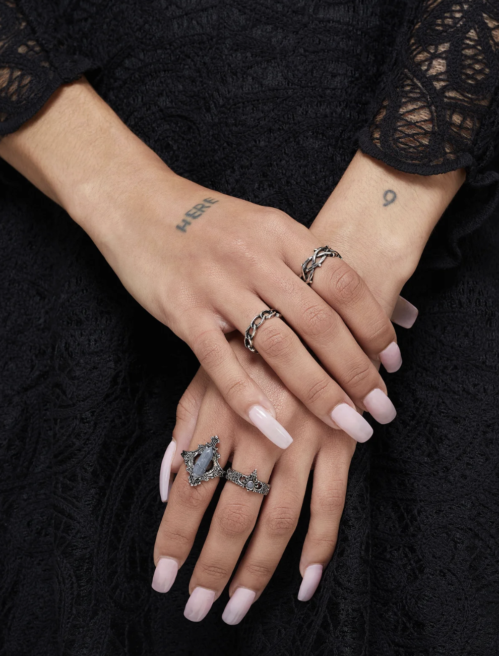  Gothique Assorted Ring Set