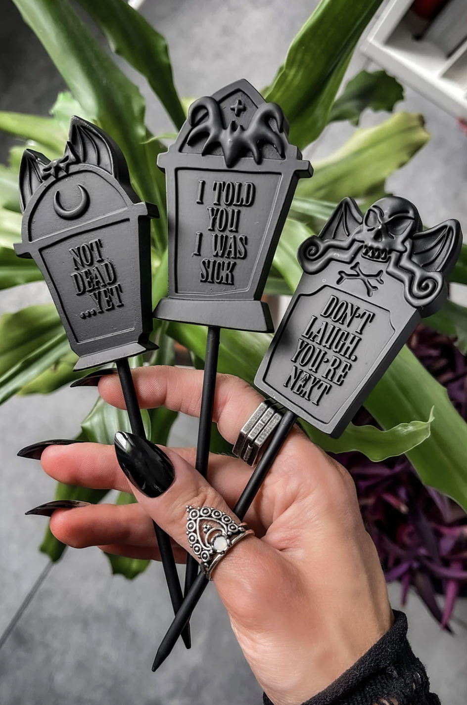 Gravestone Plant Pot Markers