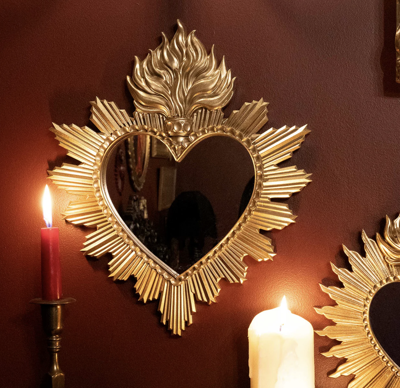 Regina Large Sacred Heart Mirror