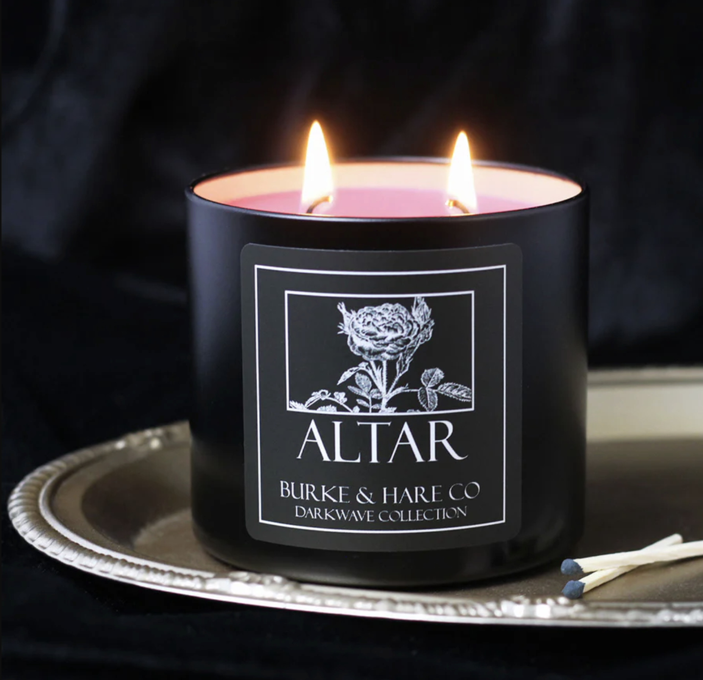 Altar (Black Rose + Merlot) Candle