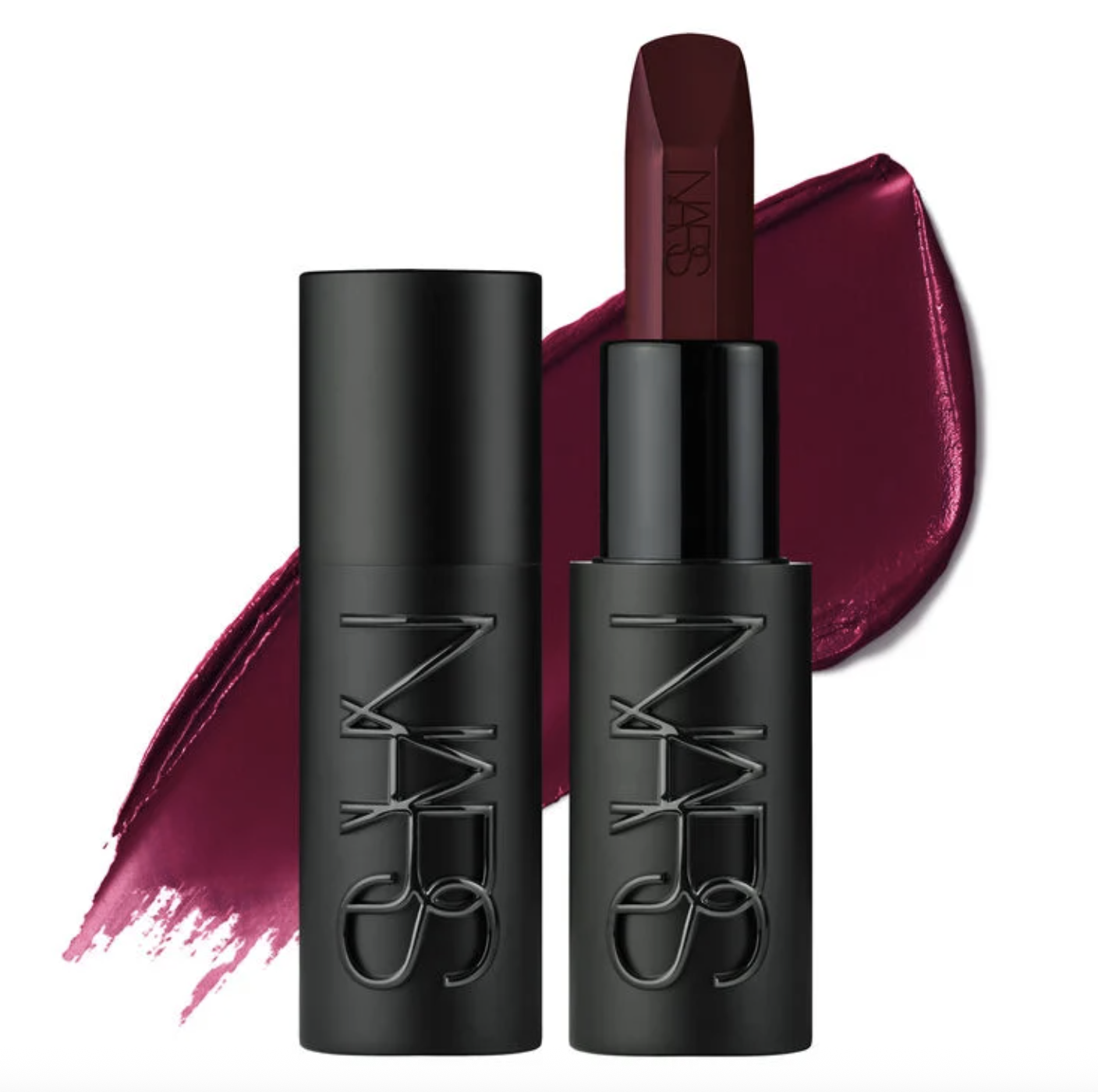 Explicit Lipstick in Unrestrained Deep Garnet