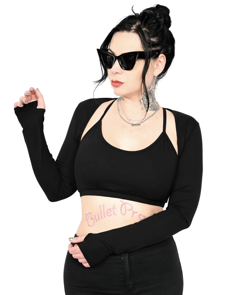 Foxblood Signature Bolero With Thumb Holes