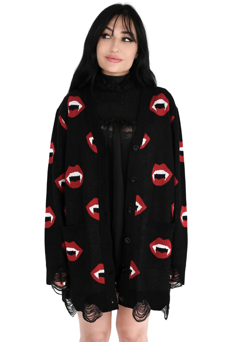 Foxblood Bite Me Cardigan