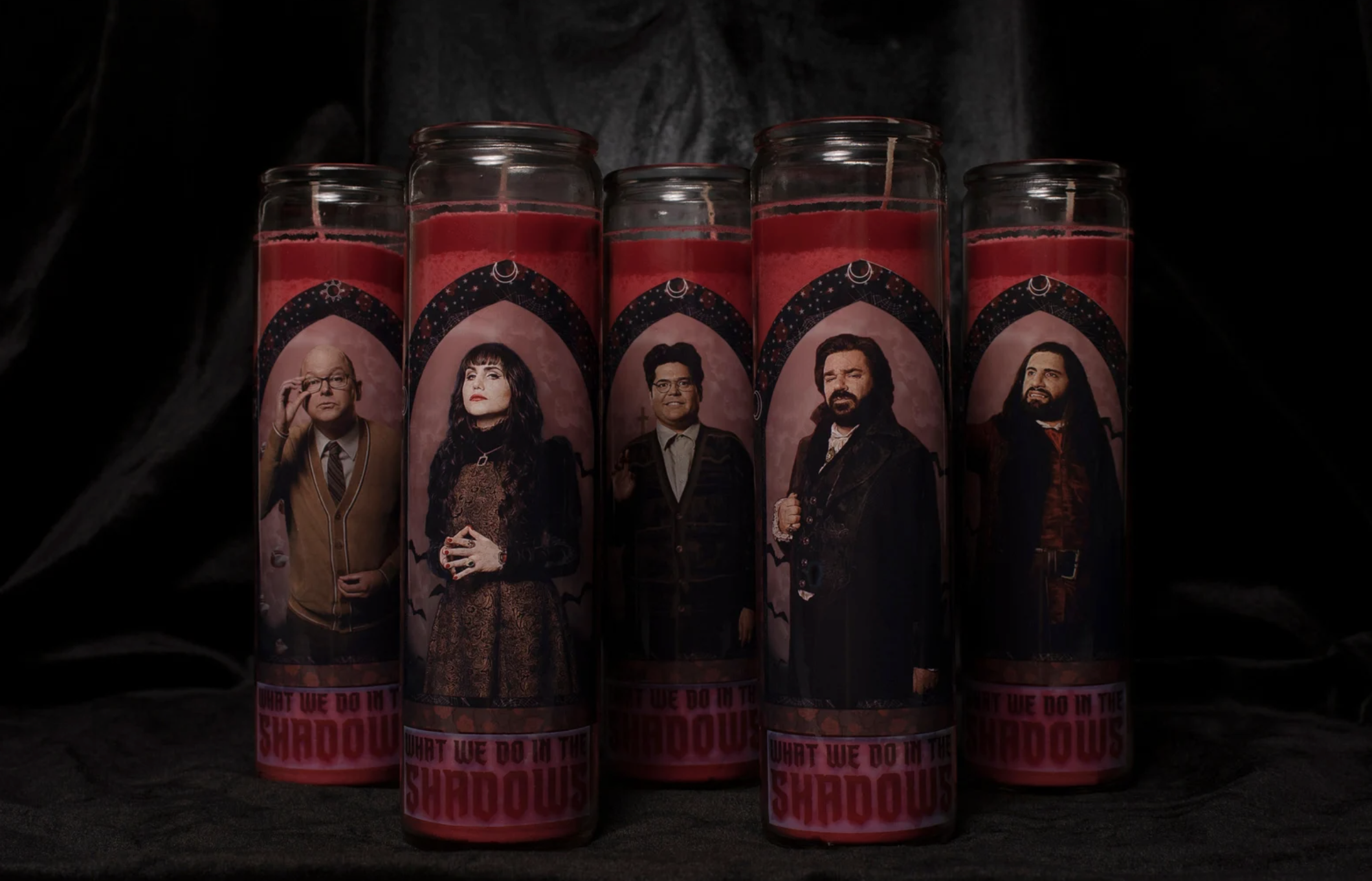 The High Priestess USA (via Etsy) What We Do in the Shadows Prayer Candles