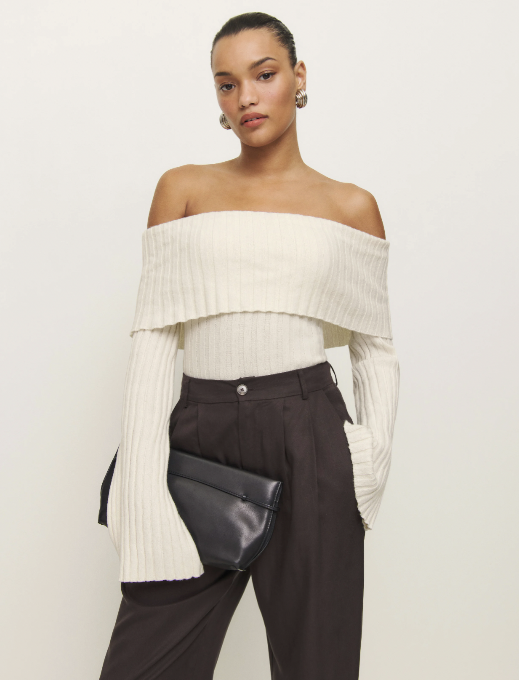 Reformation Lana Cashmere Blend Sweater
