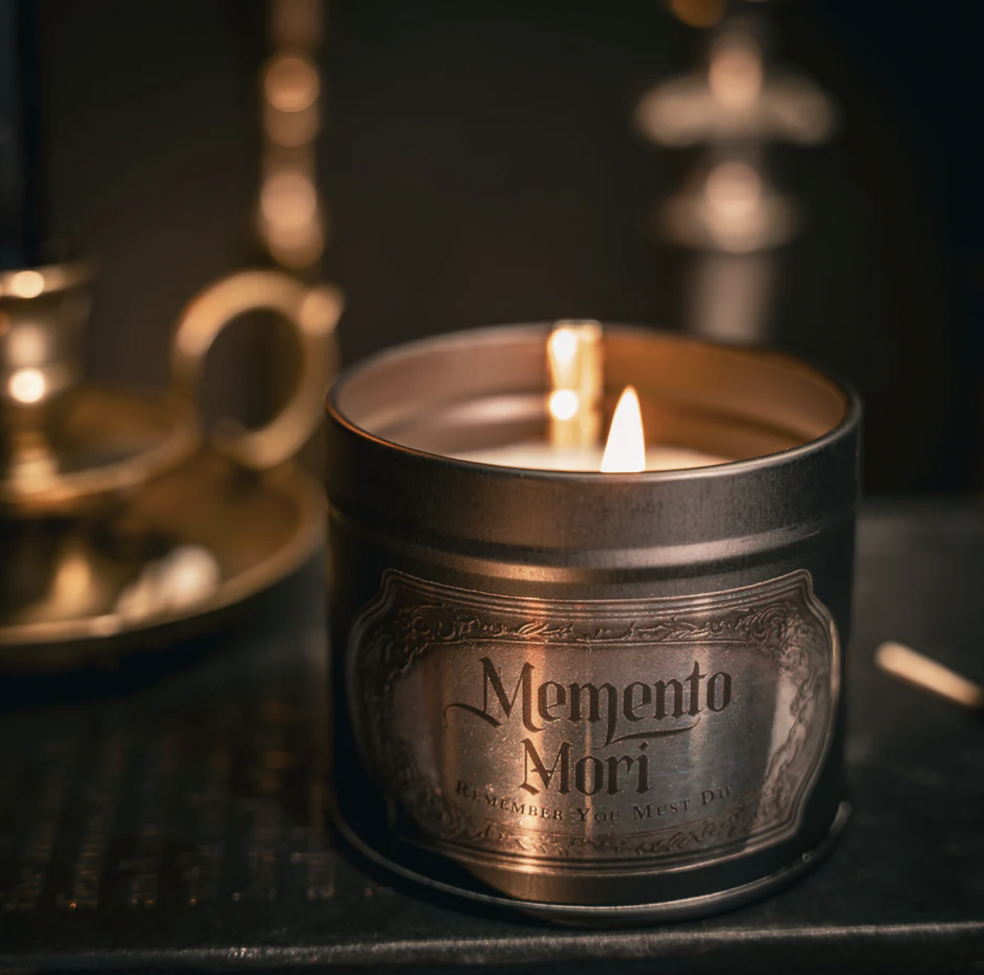 The Blackened Teeth Memento Mori Candle