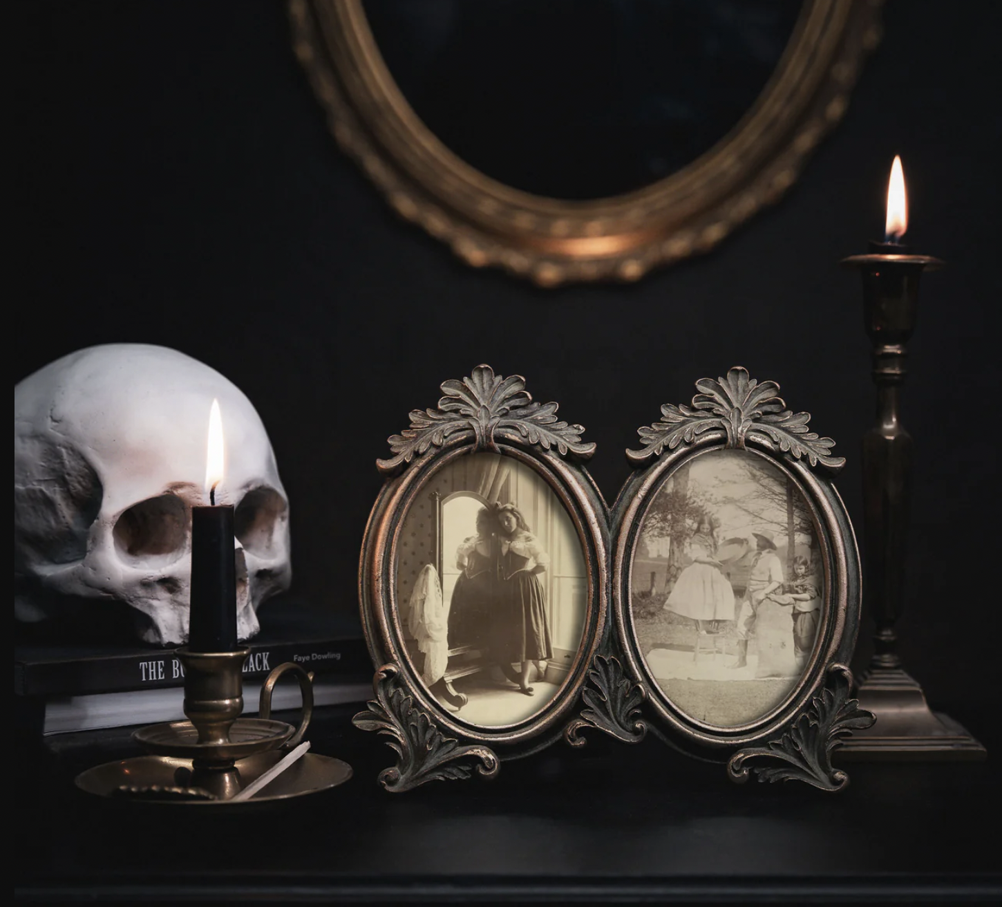 The Blackened Teeth Oval Twin Frames