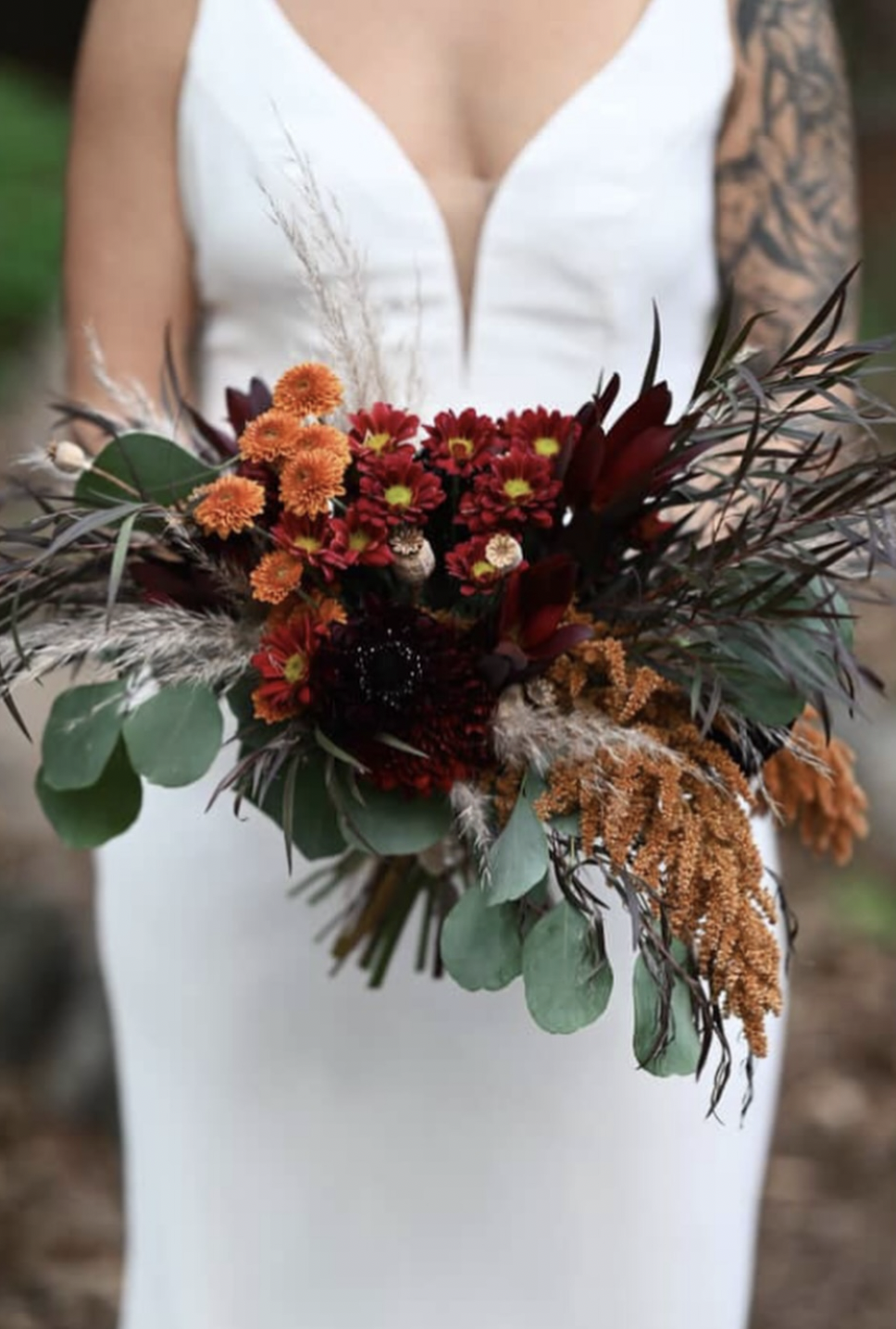 Alt Bridal Bouquet by Riley Greco Design Studio