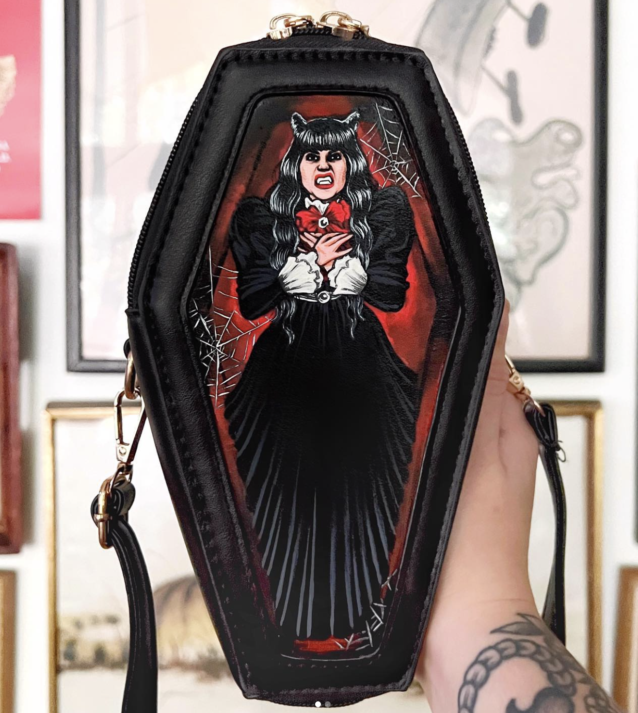 AllDrawn Hand-Painted Bag